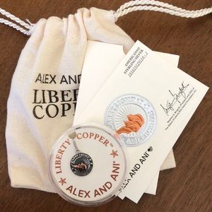 Alex & Ani Liberty Copper “Carry Light” Charm